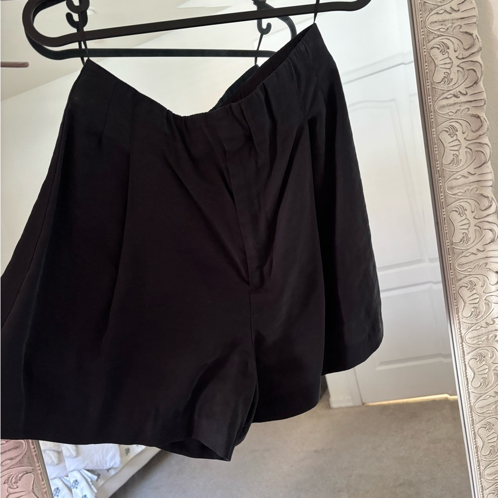 Zara High Waist Black Shorts